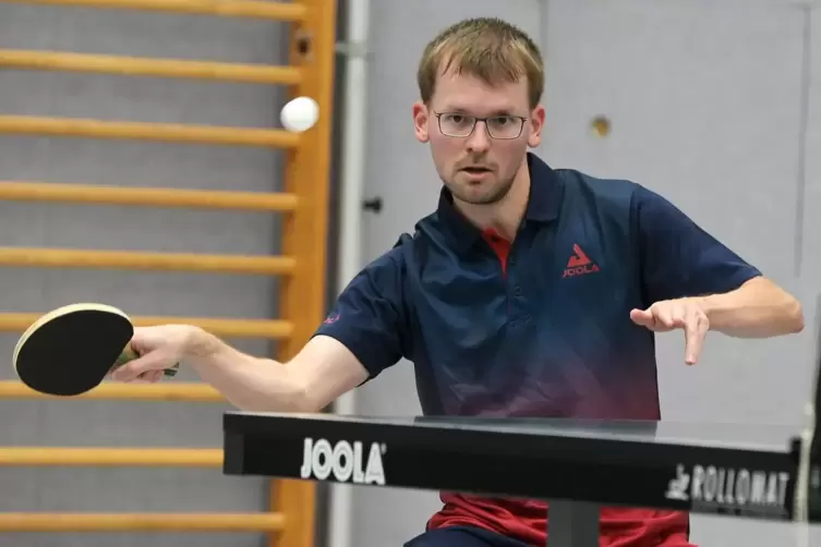 Feste Größe im Oberligateam des Tischtennisclubs Nünschweiler: Timo Schultz 