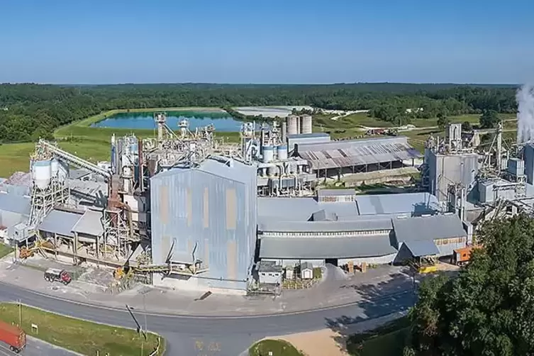 Der Attapulgit-Produktionsstandort der BASF in Quincy, Florida, USA. 