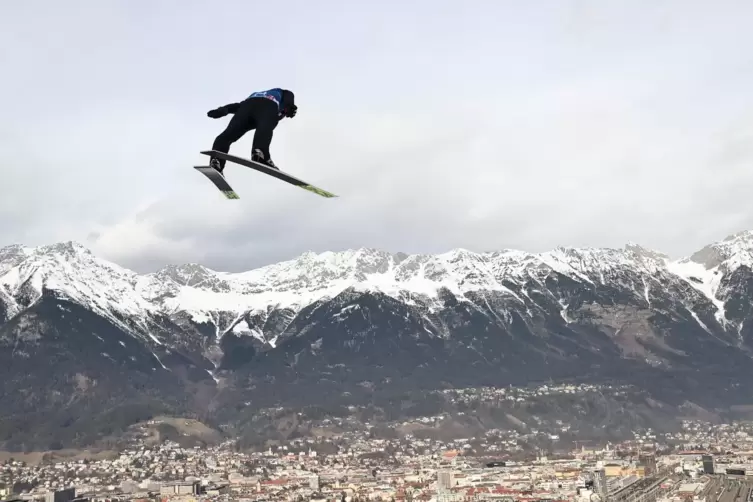 Über den Dächern von Innsbruck muss die Freiheit wohl grenzenlos sein.