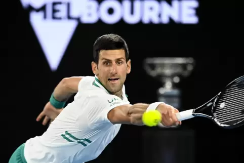Sein Melbourne-Start polarisiert: Novak Djokovic, der die Tenniswelt über seinen Impfstatus im Unklaren lässt.