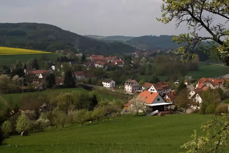 Eine Ortsansicht Matzenbachs. 