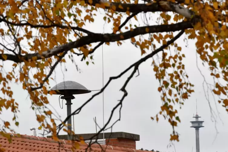 In der Stadt Bad Dürkheim gibt es neun Sirenen, eine davon ist auf dem Rathaus installiert. 