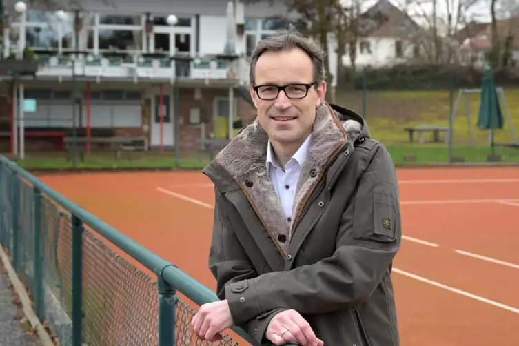 Seit September im Amt: Markus Lohscheidt am Donnerstagmittag auf der Anlage im Schützengarten.