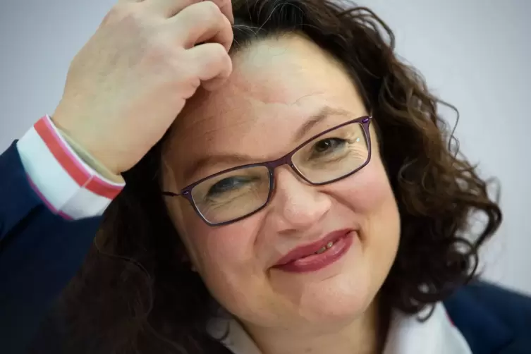 Andrea Nahles stand ein gutes Jahr an der Spitze der SPD.