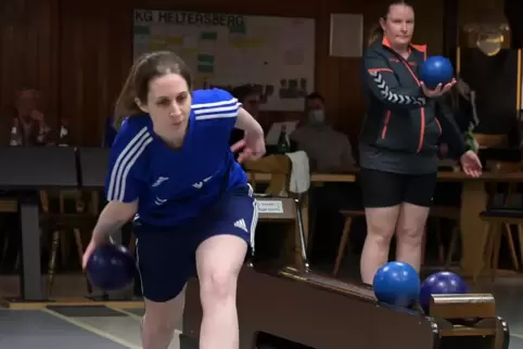 Die Heltersbergerin Selina Rösel (links) verlor ihr Duell mit Vanessa Obländer knapp. 