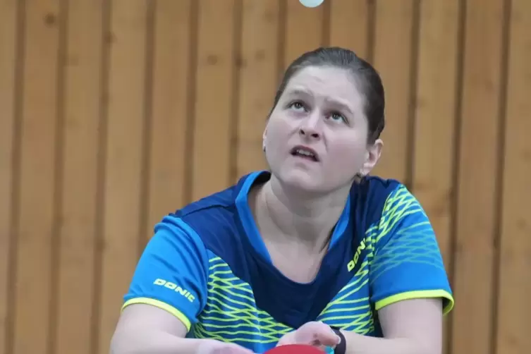 Monika Kiefer vom TTC Pirmasens. 