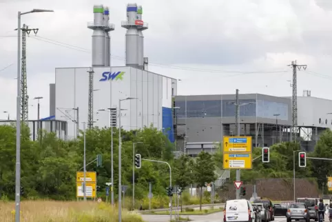 Die Stadtwerke Kaiserslauern stellen gerade ihr Kraftwerk in der Karcherstraße von Kohle auf Gas um. 