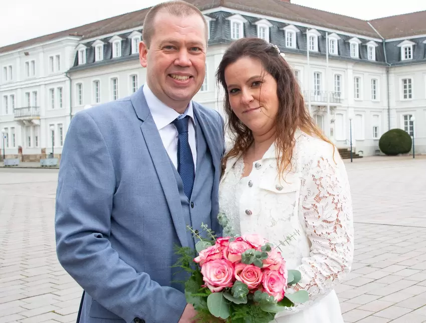 Tino Unkauf und Jessica Knobel.