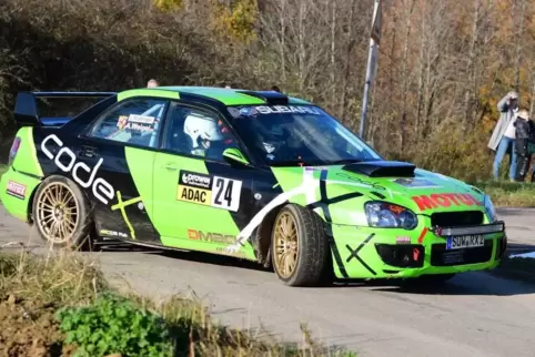  Andre Weigel/Christiane Braun aus Ranschbach im Subaru Impreza WRX STI. 