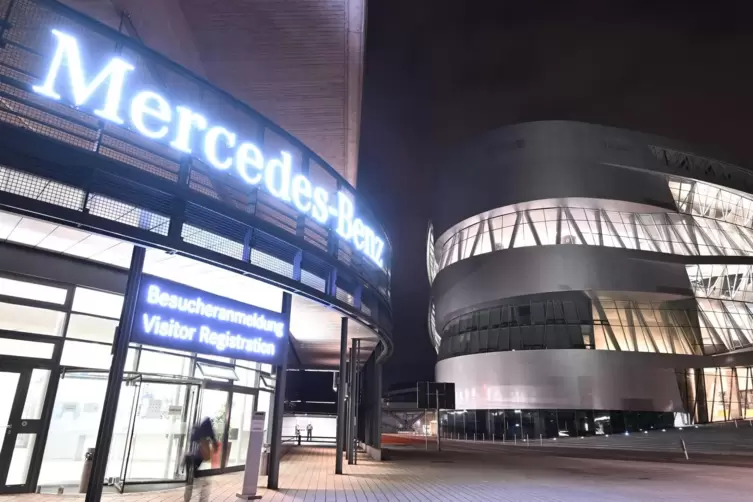 Das Mercedes-Benz-Museum in Stuttgart.