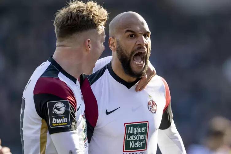 Freude pur: Terrence Boyd (rechts), Philipp Hercher.