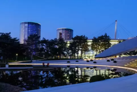 Die Autostadt in Wolfsburg.