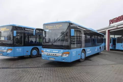 Auch Fahrer des Germersheimer Busunternehmens Pfadt sind im Regionalverkehr unterwegs. 