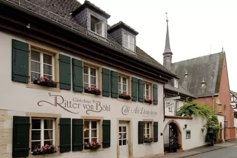 Das Hotel-Cafe Ritter von Böhl.