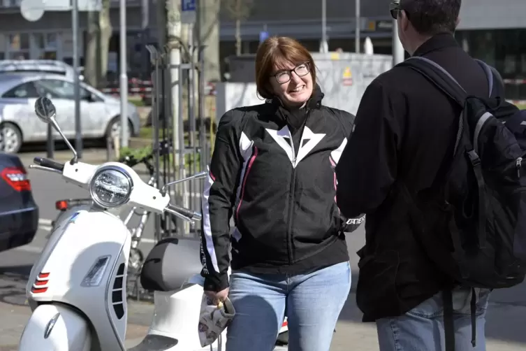 Nicole Hornung im Gespräch mit Volker Endres.