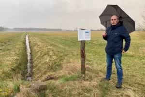 Pirmin Hilsendegen von der IG Queichwiesen. 