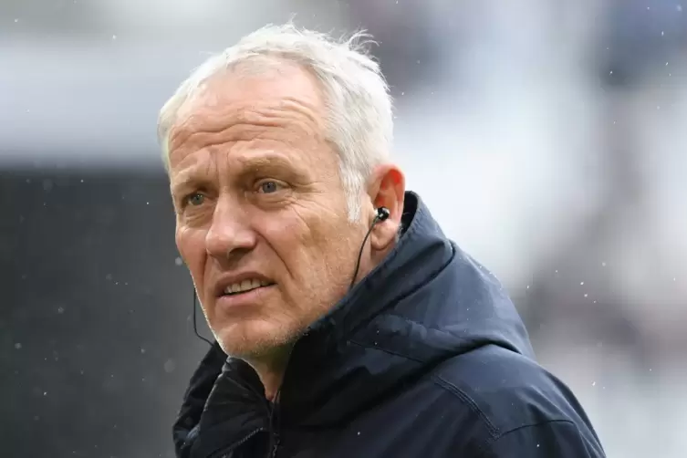 Freiburgs Trainer Christian Streich.