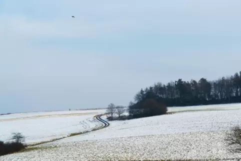 In höheren Lagen kann der Schnee auch liegen bleiben. 