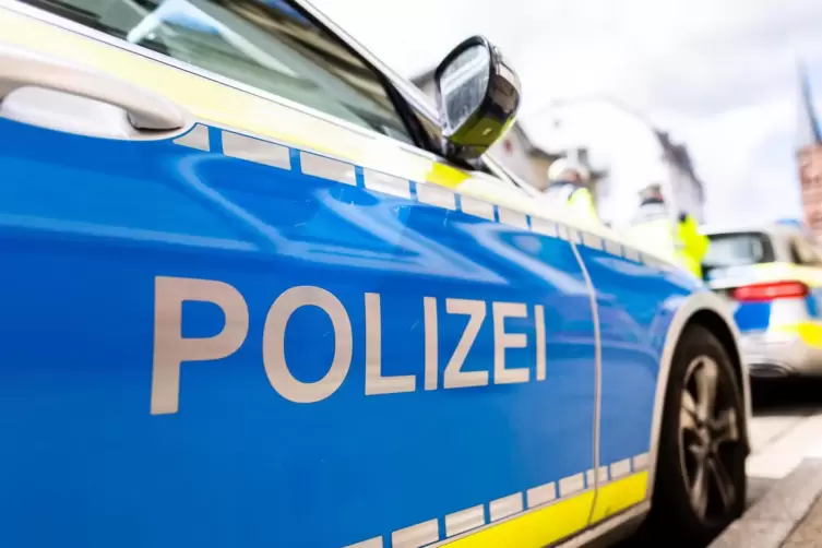 Mit zwei Streifenwagen fahndete die Polizei nach dem Mann.