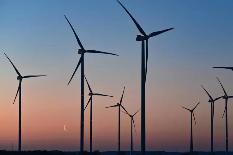 Windkraftanlagen: Fünf Windräder würden die Stadtwerke Speyer gerne bei Römerberg bauen.