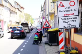 In der Alten Ixheimer Straße wird die frühere Schuhmacherei Sebald abgerissen.