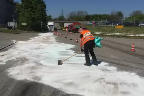 Die verschmutzen Straßen (im Bild ein anderer Fall) wurden gereinigt.