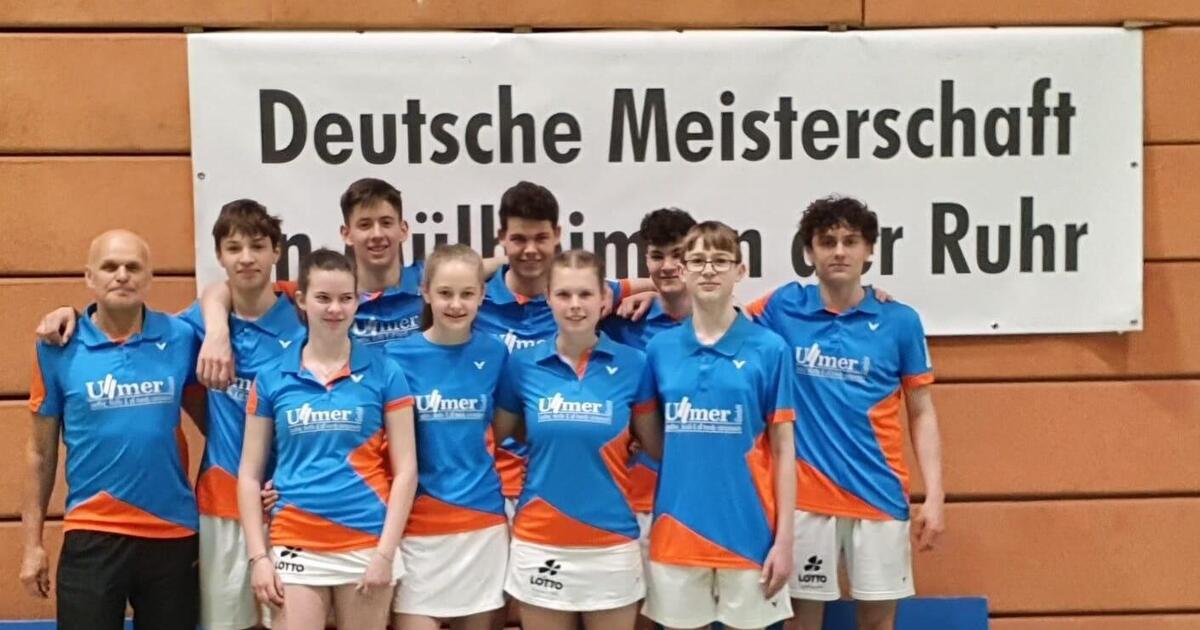 Young team of the SVF fourth in Germany – badminton