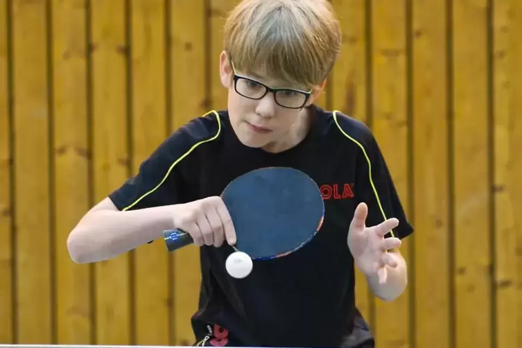 Nachwuchsspieler Linus Jung hatte schon Einsätze in der fünften Mörsbacher Herrenmannschaft.