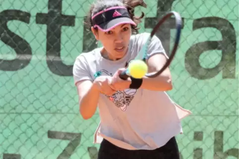 Genoss in der Karibik das gute Wetter und eine sehr solide Tennisausbildung: Rieschweilers Spitzenspielerin Alexandra Ortiz domi