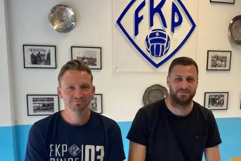 Sie sollen für bessere Zeiten auf der Husterhöhe sorgen: der neue Cheftrainer Martin Gries (links) und Marco Steil, der künftig 