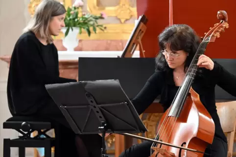 Musik des Barocks mit Franziska Finckh, Viola da Gamba, und Evelyn Laib, Cembalo, in Kirrweiler.