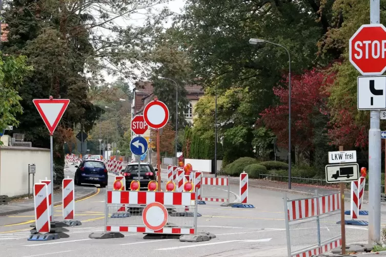 Die lange andauernde Baustelle an der Zweibrücker Straße 2018 wird nun abgerechnet. 