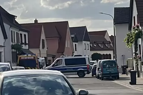 Die Polizei hatte die Viehtriftstraße abgesperrt.