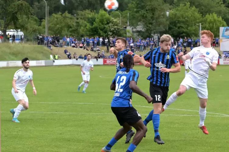 Letztes Heimspiel: Mechtersheim (weiß) verliert gegen Aufsteiger Trier.