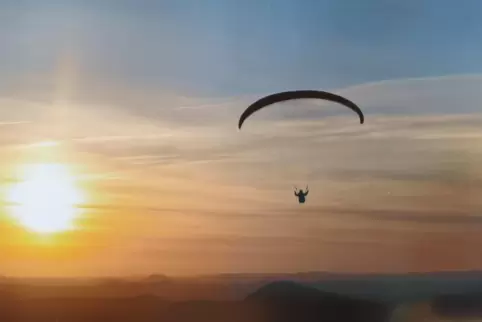 Dem Himmel so nah: Robert Böspflug war bei seinem längsten Flug fünf Stunden in der Luft. 