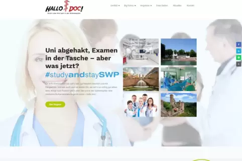 Auf einer eigenen Internetseite wirbt „Hallo Doc“ um Nachwuchsmedizinier.