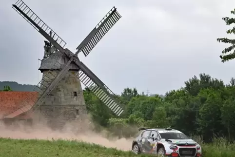 Im vergangenen Jahr wurde Marijan Griebel bei der Rallye Stemweder Berg Dritter, in diesem Jahr gewann er das Rennen mit seinem 