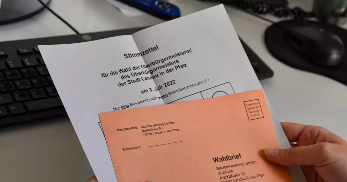 Nicht Vergessen Am Sonntag Ist Ob Wahl In Landau Landau Die Rheinpfalz