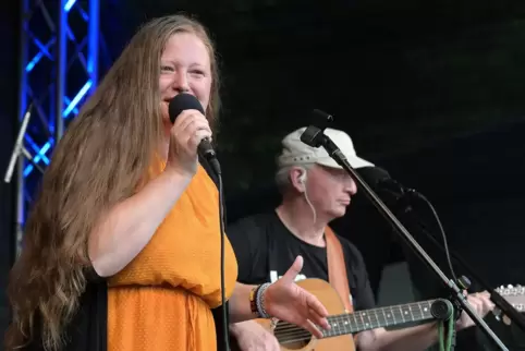 Sarah und Jupp Simon traten im vergangenen Jahr beim Sommernachtskonzert in Bruchweiler-Bärenbach auf. 