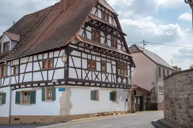 Gefeiert wird unter anderem im Hof des Bauernkriegshauses. 