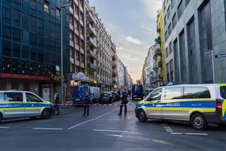 Polizeieinsatz in Frankfurt