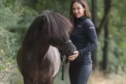 Ein starkes Team: Lisa Sachs mit ihrem Isländer Meginn fra Ketidstödum. 