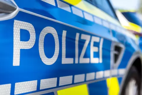 Ein Streifenwagen der Polizei steht am Straßenrand