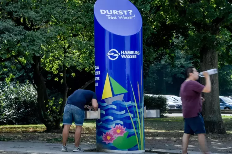 Einer von bundesweit mehr als 1300 öffentlichen Trinkwasserbrunnen. 