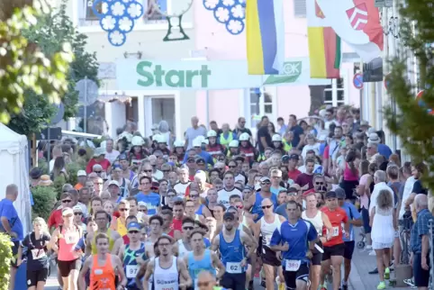 230 Starterinnen und Starter machten sich auf den Weg beim 26, Residenzfestlauf.