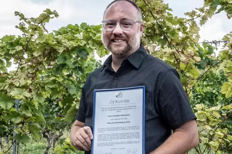 Douglas Madenford kommt aus Amerika – ist aber in der „Pälzer Sprooch“ zu Hause. 