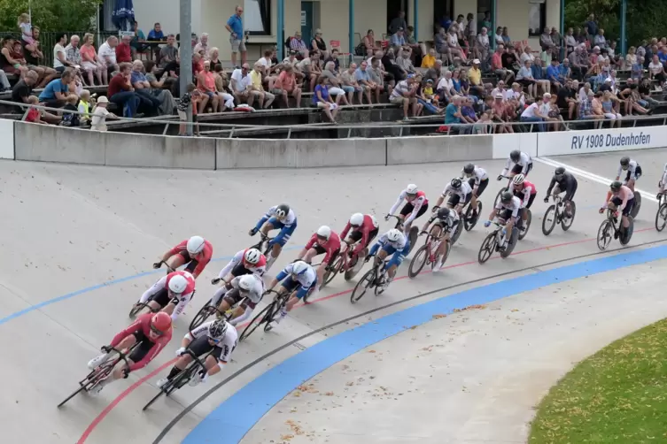 Omnium: einer der vielen Wettbewerbe in Dudenhofen.