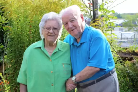 Margareta und Friedrich Hoffmann haben zur Kerwe 1957 geheiratet. 