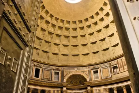 Es steht seit fast 2000 Jahren: Das Pantheon ist eines der bekanntesten Bauwerke Roms. Nicht nur die Kuppel wurde aus Opus Caeme
