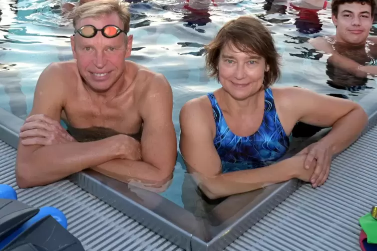 Zwei Speyerer in Rom: Karsten Dellbrügge und Birgit Emming.